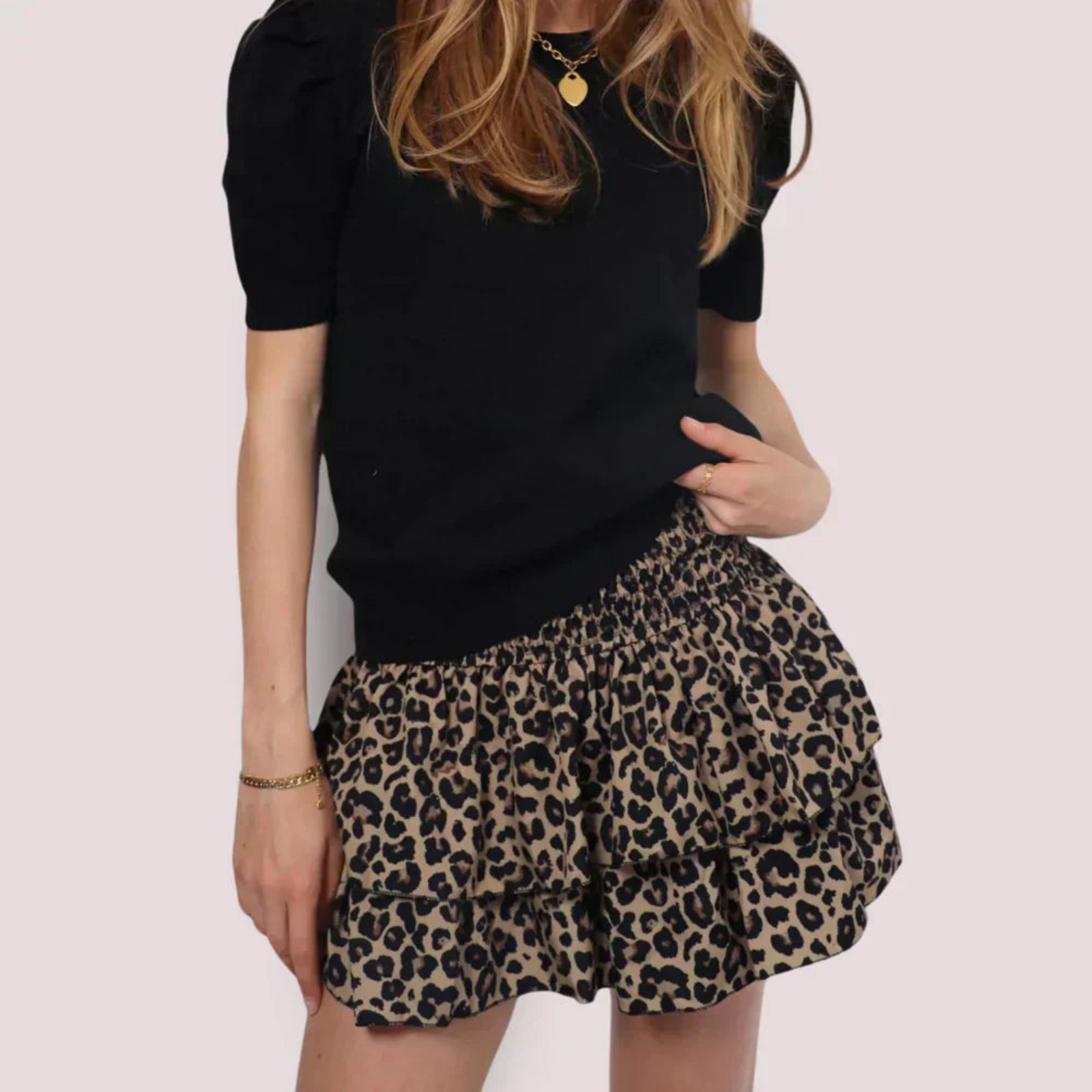 Dames Minirok Met Trendy Print 2