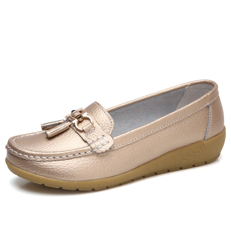 Dames Mocassins met Decoratieve Gesp 10