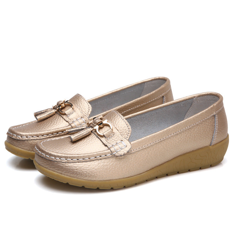 Dames Mocassins met Decoratieve Gesp 5