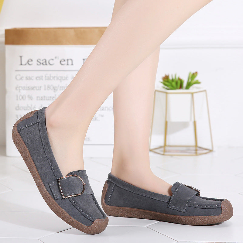 Dames Mocassins met Gesp en Comfortabel Design 7