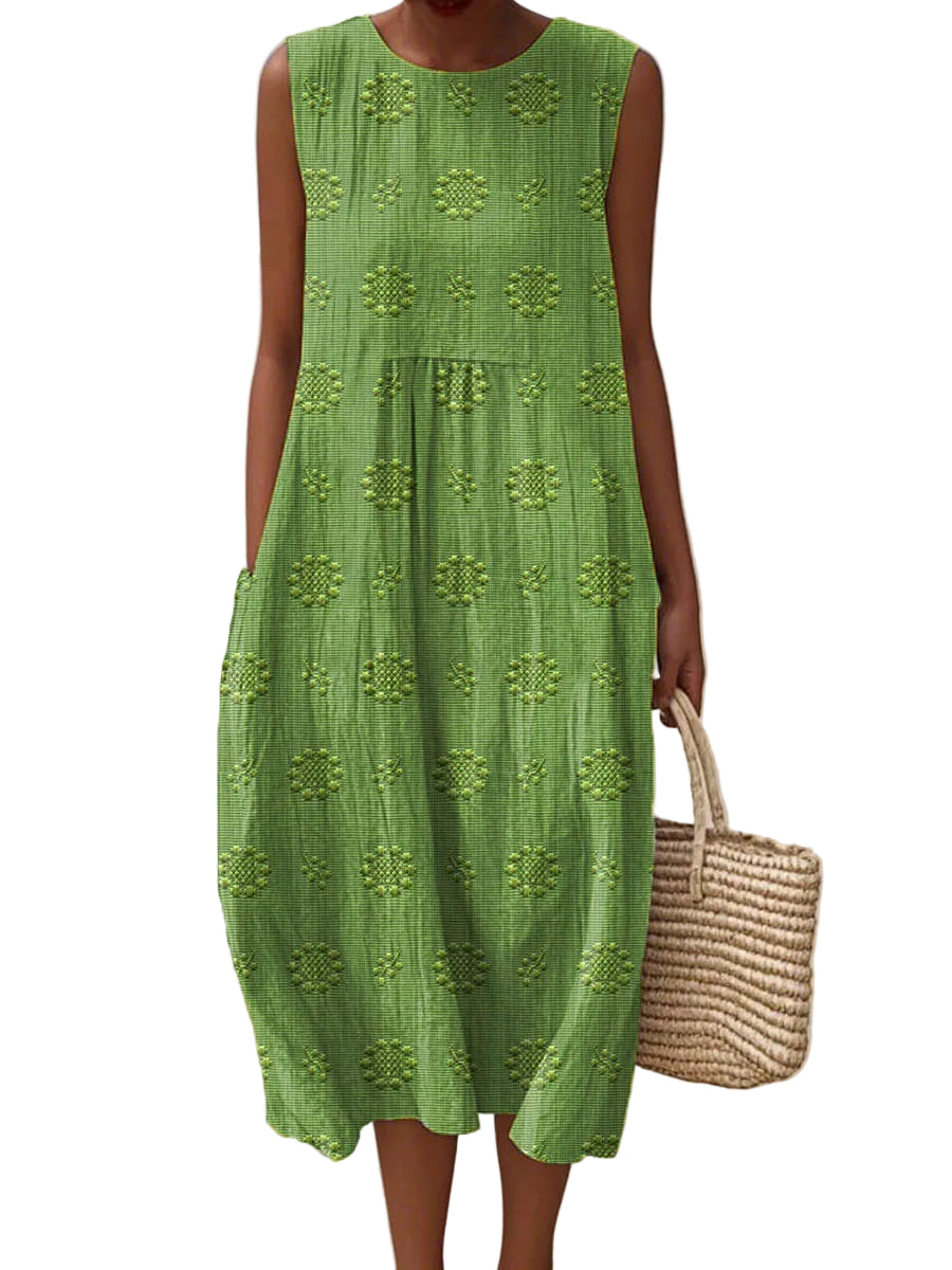 Dames Mouwloze Jurk Casual Zomerstijl 0