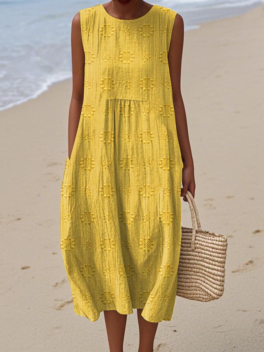 Dames Mouwloze Jurk Casual Zomerstijl 2
