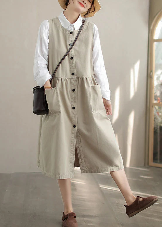 Dames Mouwloze Jurk Oversized Stijlvol 2