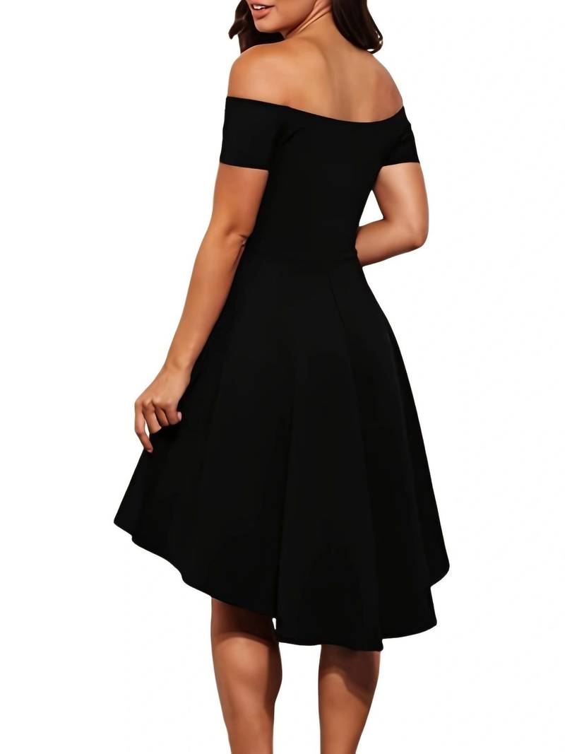 Dames Off-The-Shoulder Jurk Elegante Zomer Kleding Stijlvolle Dameskleding 2