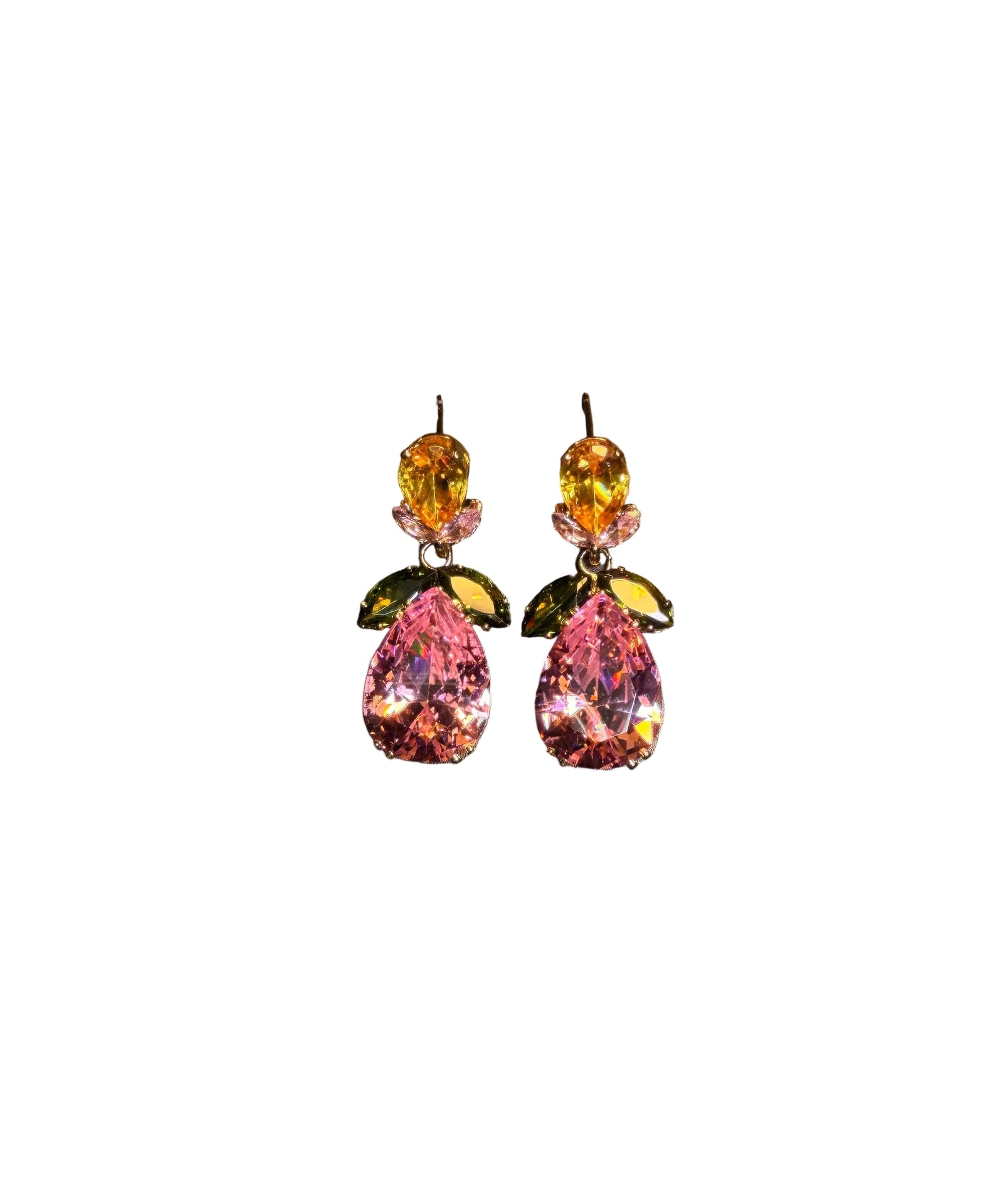 Dames Oorbellen Bloemen Waterdruppel Stijl 0