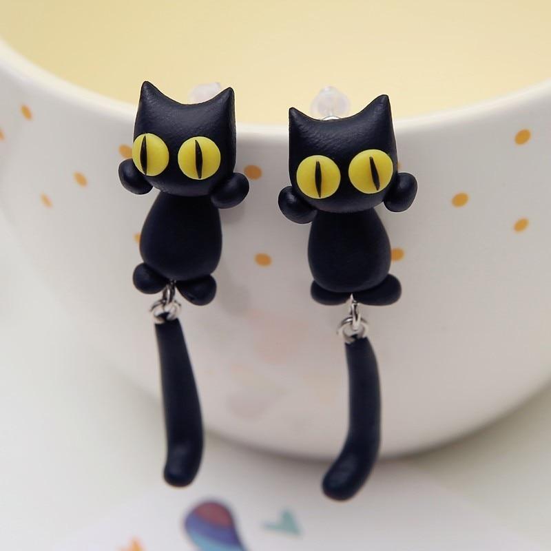 Dames Oorbellen Kattenpoot Design 2