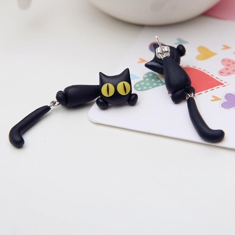 Dames Oorbellen Kattenpoot Design 4