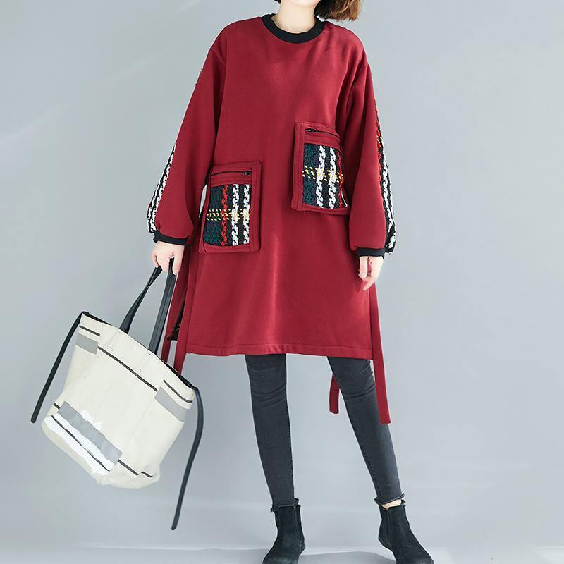 Dames Oversized Jurk Patchwork Design 1