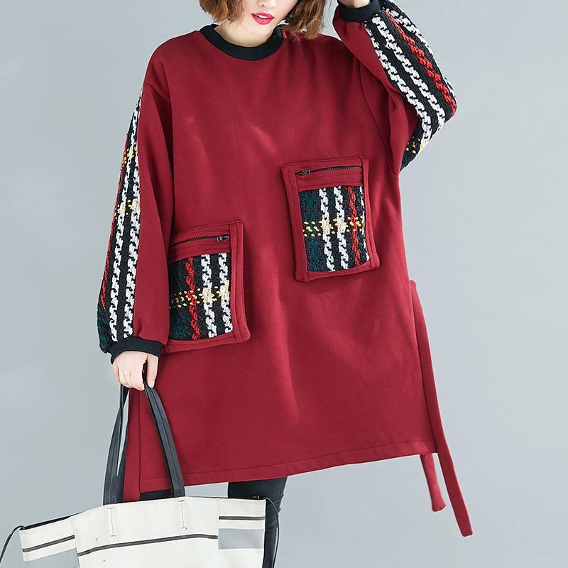 Dames Oversized Jurk Patchwork Design 6