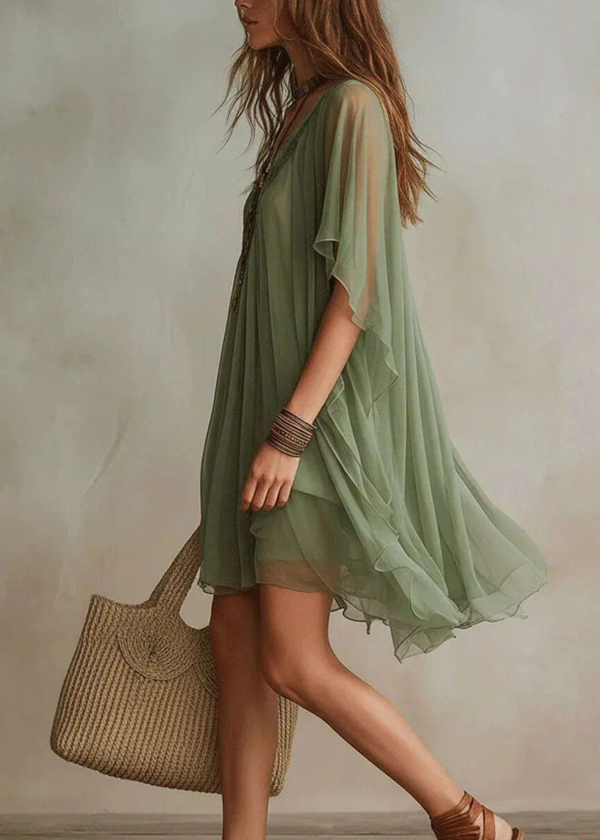 Dames Oversized Jurk Tweedelige Set Bohemien Stijl 1