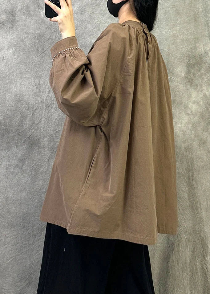 Dames Oversized Pullover Met Opstaande Kraag Voor Herfst - Warme Lange Truien Dames 3