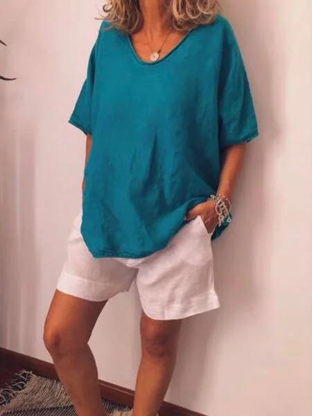 Dames Oversized T-shirt Casual 4