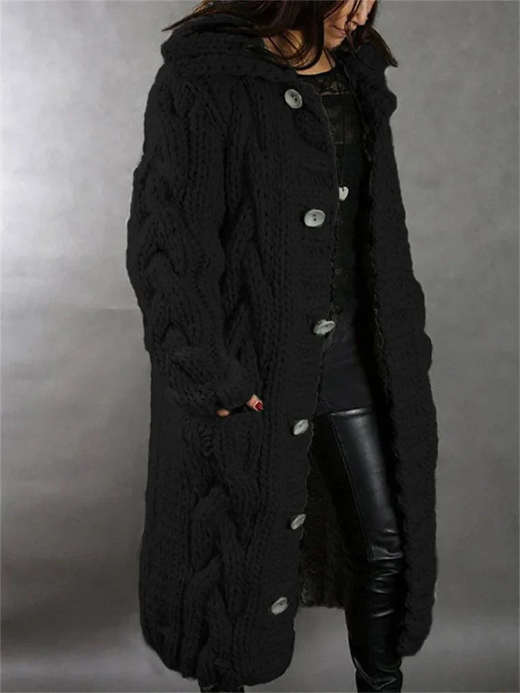 Dames Oversized Vest met Capuchon 4
