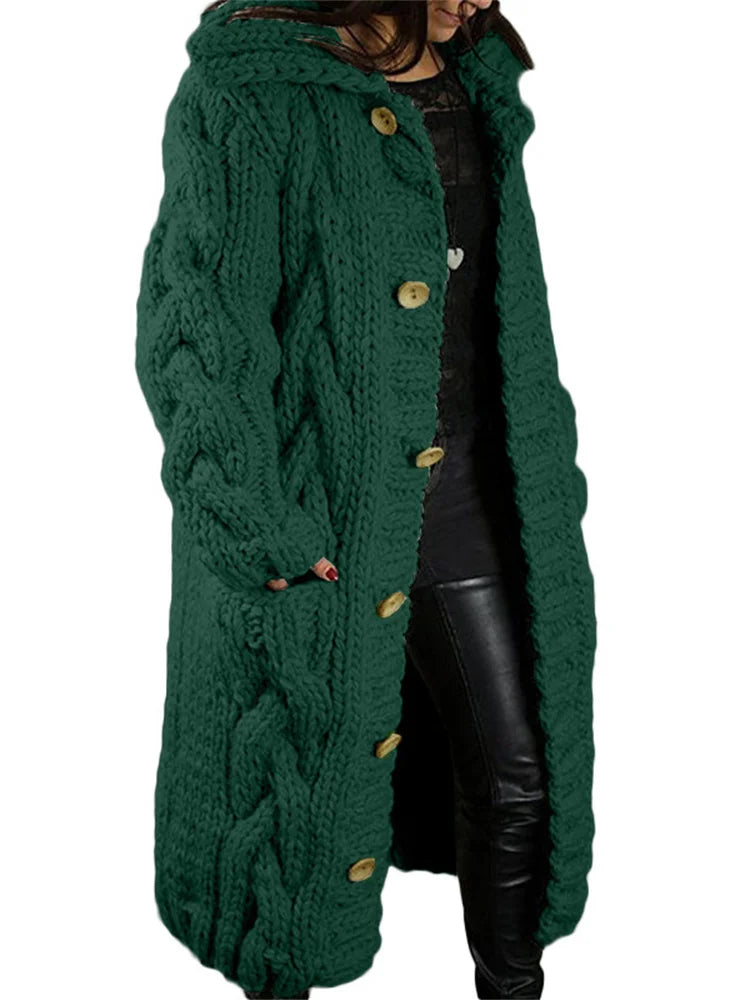 Dames Oversized Vest met Capuchon 8