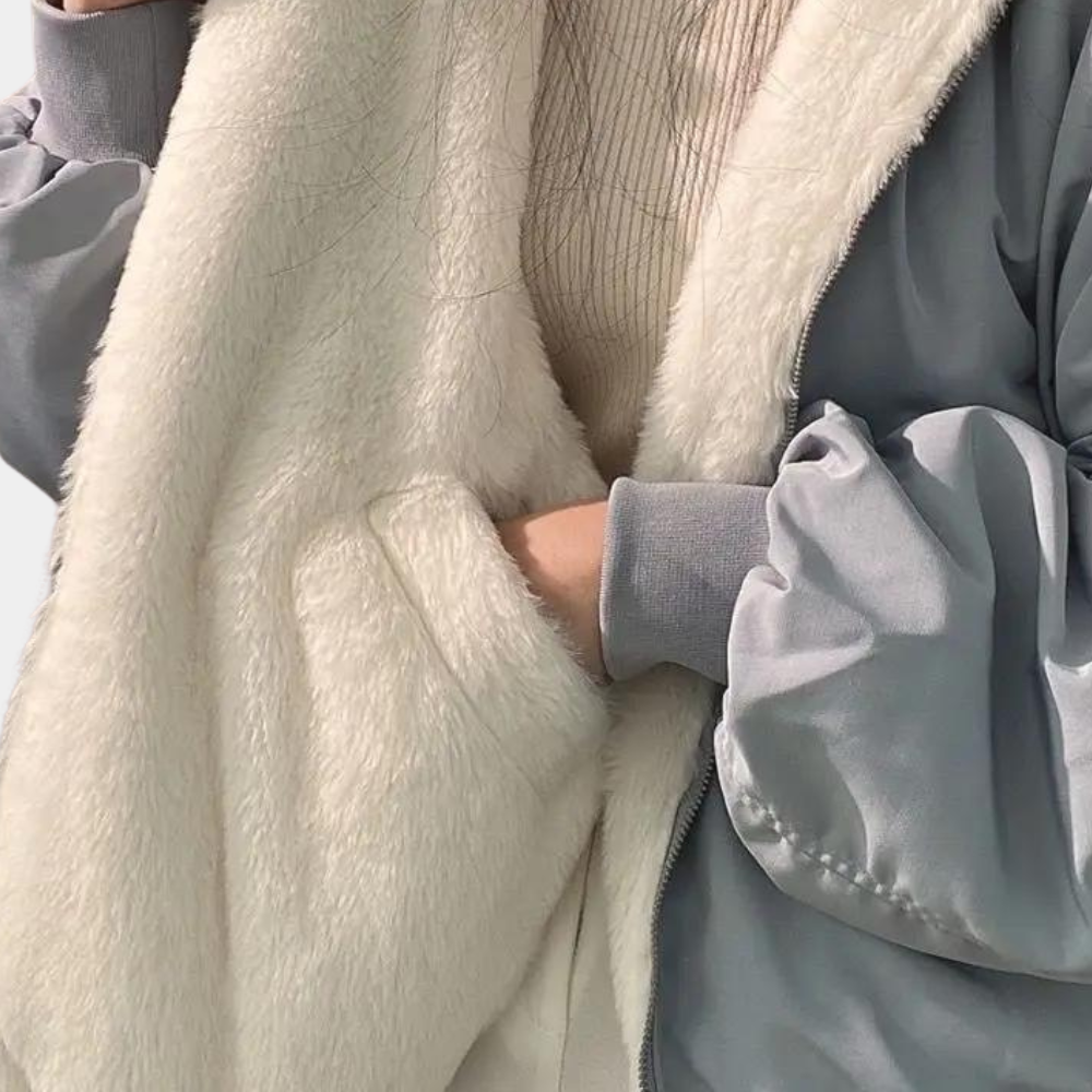 Dames Oversized Winterjas Trendy 2
