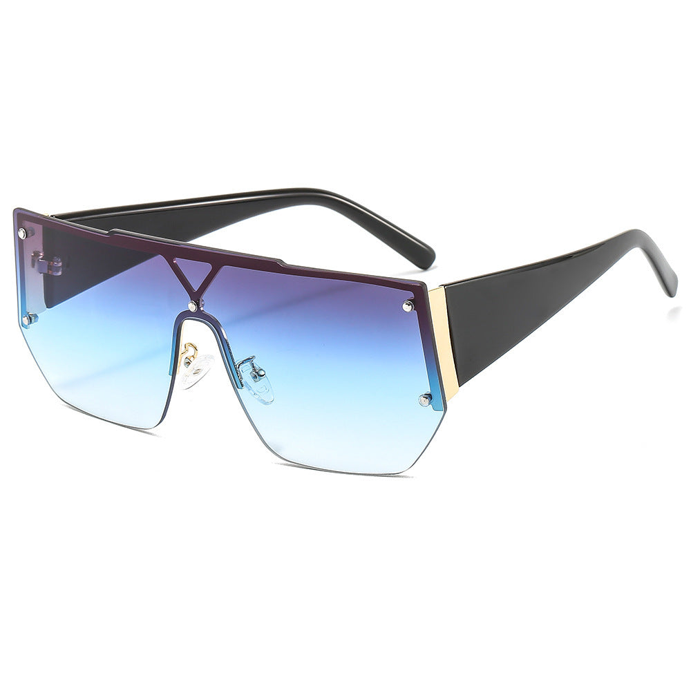Dames Oversized Zonnebril Geometrisch Frame 3