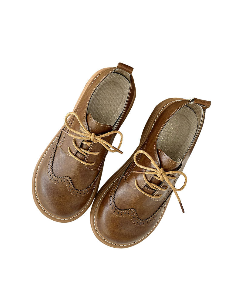 Dames Oxford Schoenen in Brogue Stijl 7