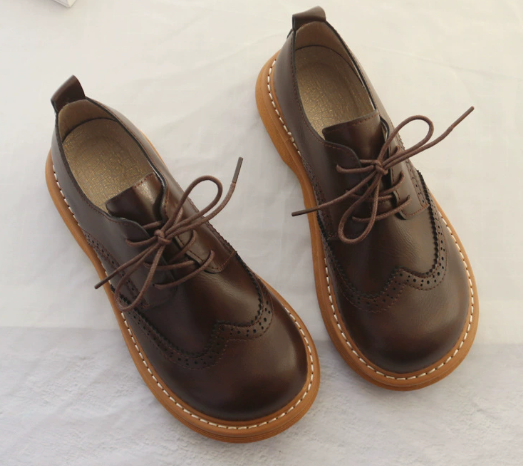 Dames Oxford Schoenen in Brogue Stijl 9