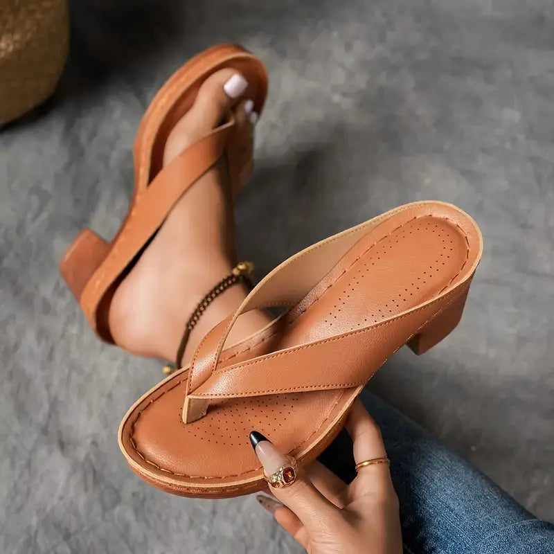 Dames Pantoffels met Hak Comfortabel 2