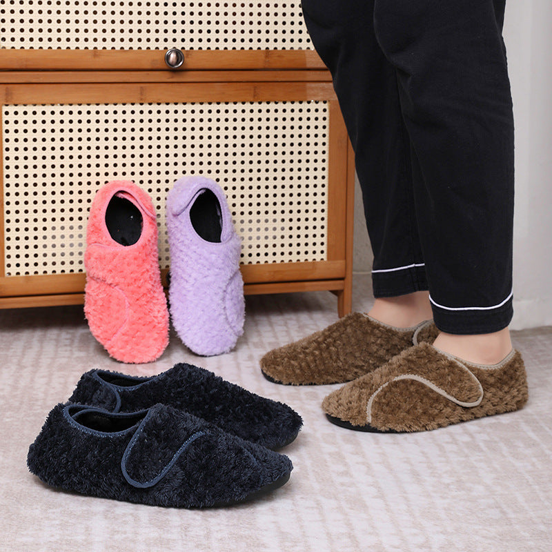 Dames Pantoffels met Verstelbare Klittenbandsluiting en Gewatteerde Binnenzool 4
