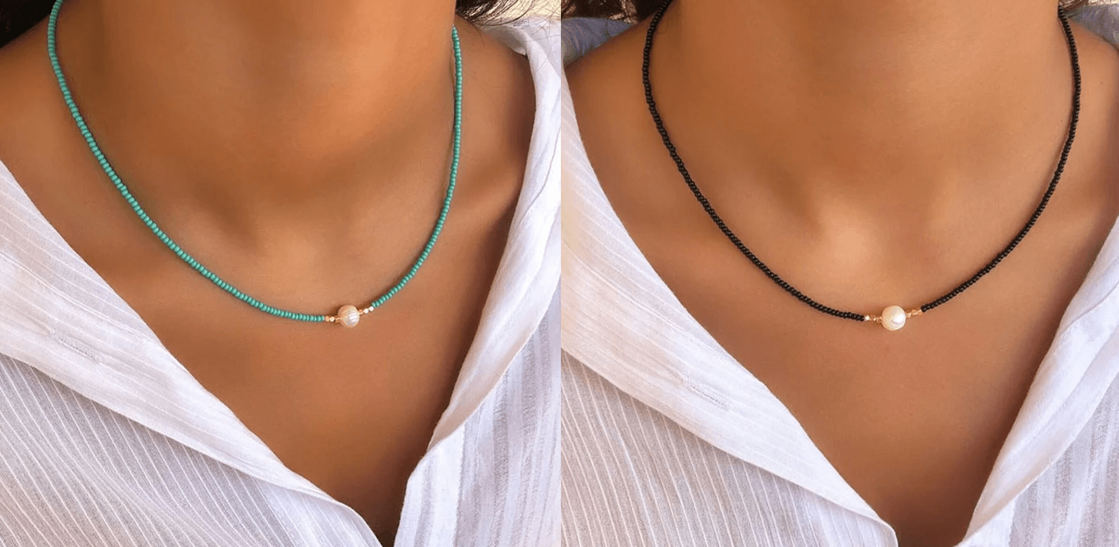 Dames Parelketting Verfijnd 8