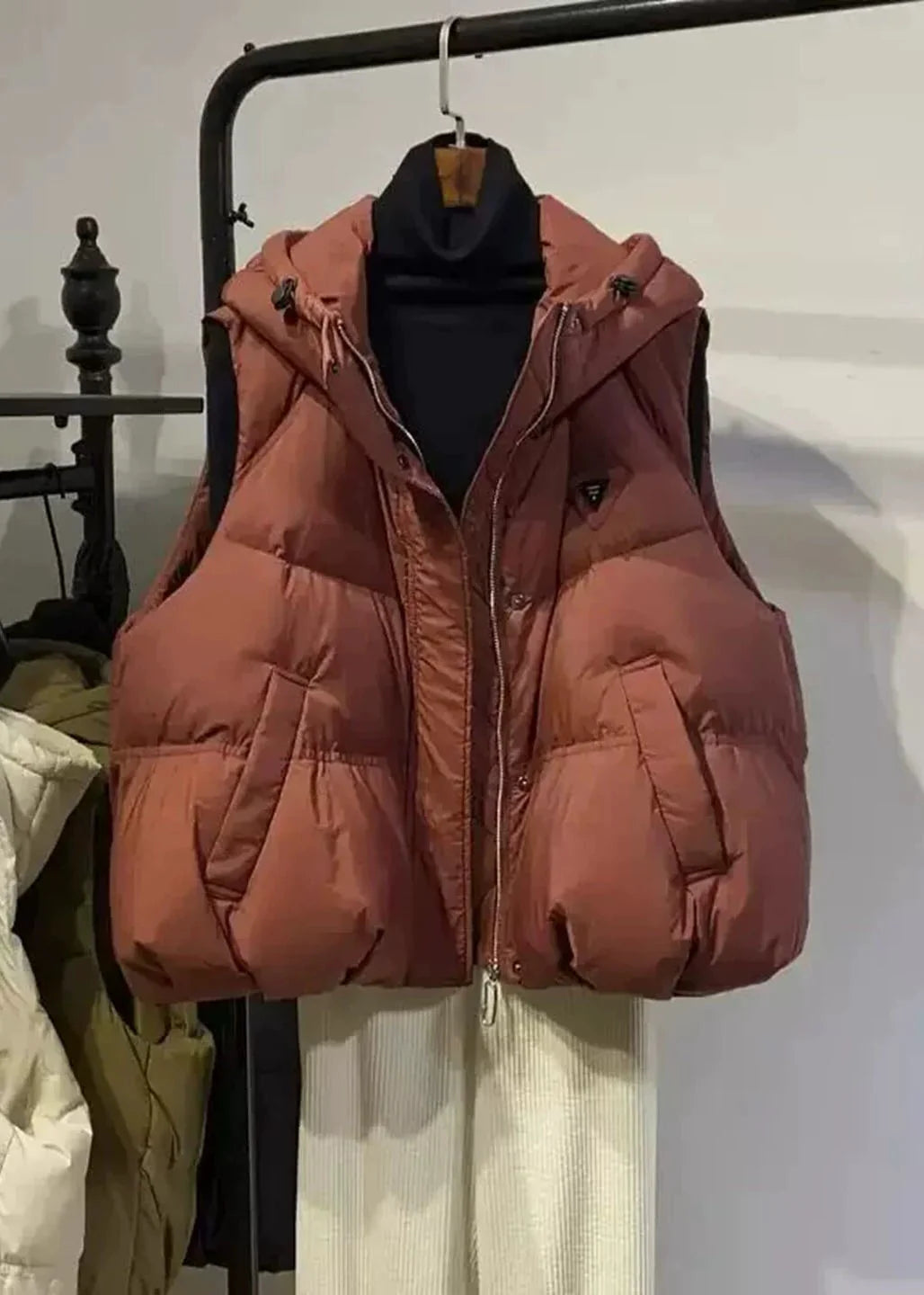 Dames Parka Losse Pasvorm Met Capuchon 1
