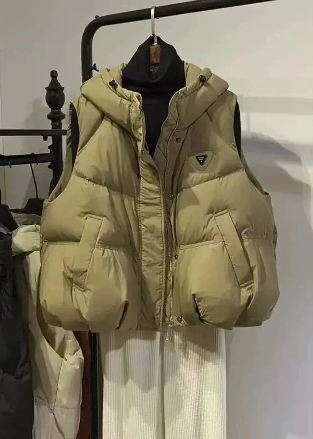 Dames Parka Losse Pasvorm Met Capuchon 2