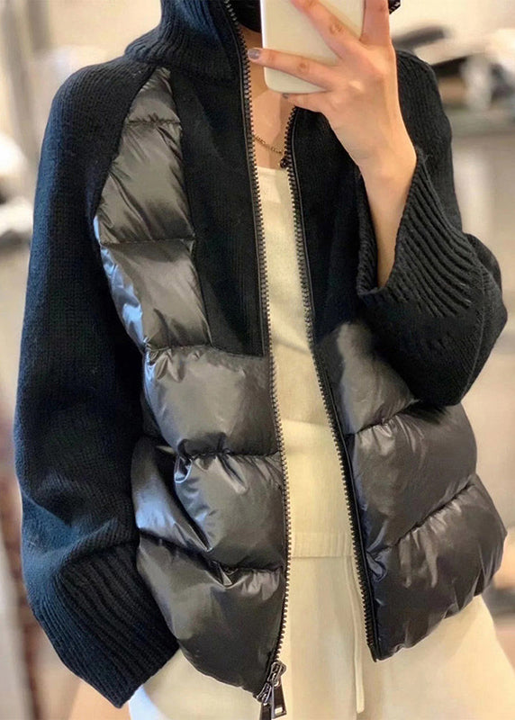 Dames Parka Met Rits en Coltrui Stijl voor Winter - Trendy Parka Jas Dames 1