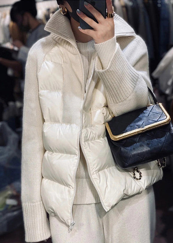 Dames Parka Met Rits en Coltrui Stijl voor Winter - Trendy Parka Jas Dames 2