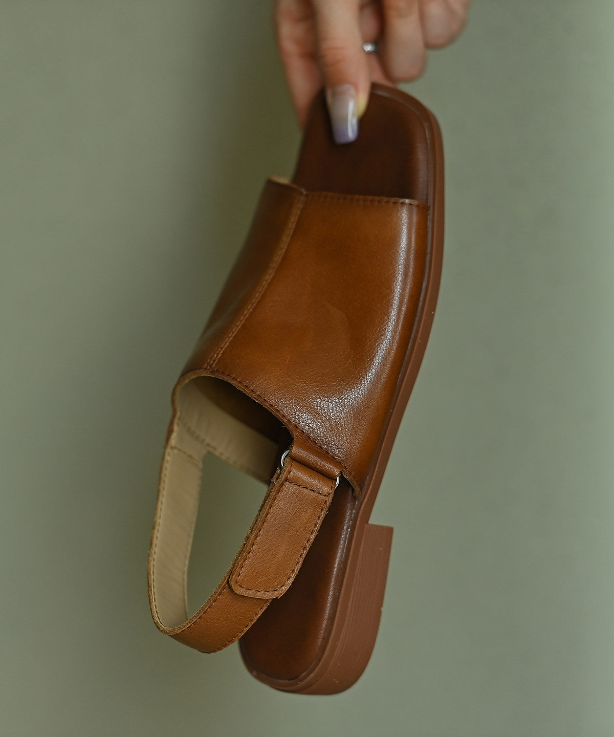 Dames Peep Toe Sandalen Klassiek 4