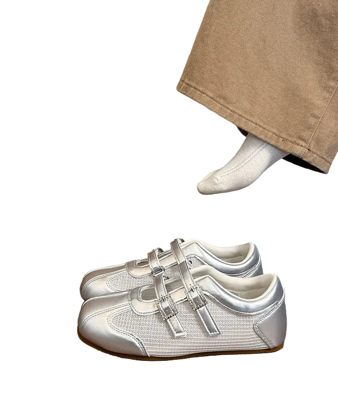 Dames Platte Schoenen Met Mesh Design 3