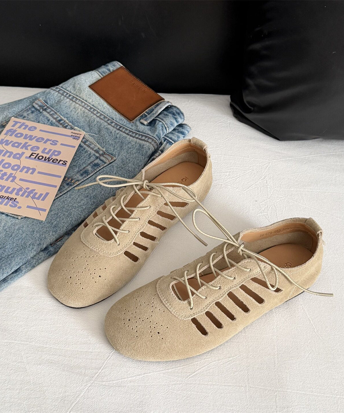 Dames Platte Schoenen Met Split 1