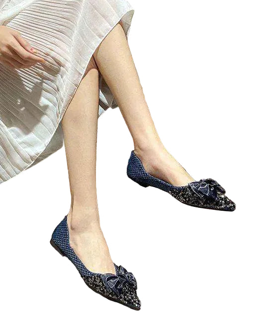 Dames Platte Schoenen met Strikverbinding 4