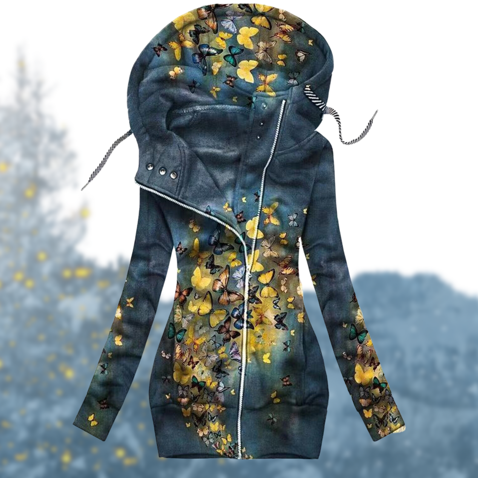 Dames Pullover Winterstijl met Capuchon 9
