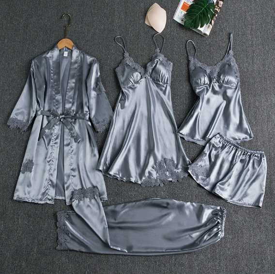 Dames Pyjama Set Button-Down Stijlvol en Comfortabel 9