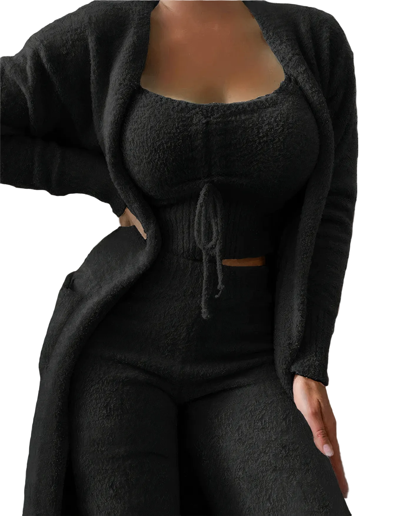 Dames Pyjamaset 3-delig Casual Stijl 1