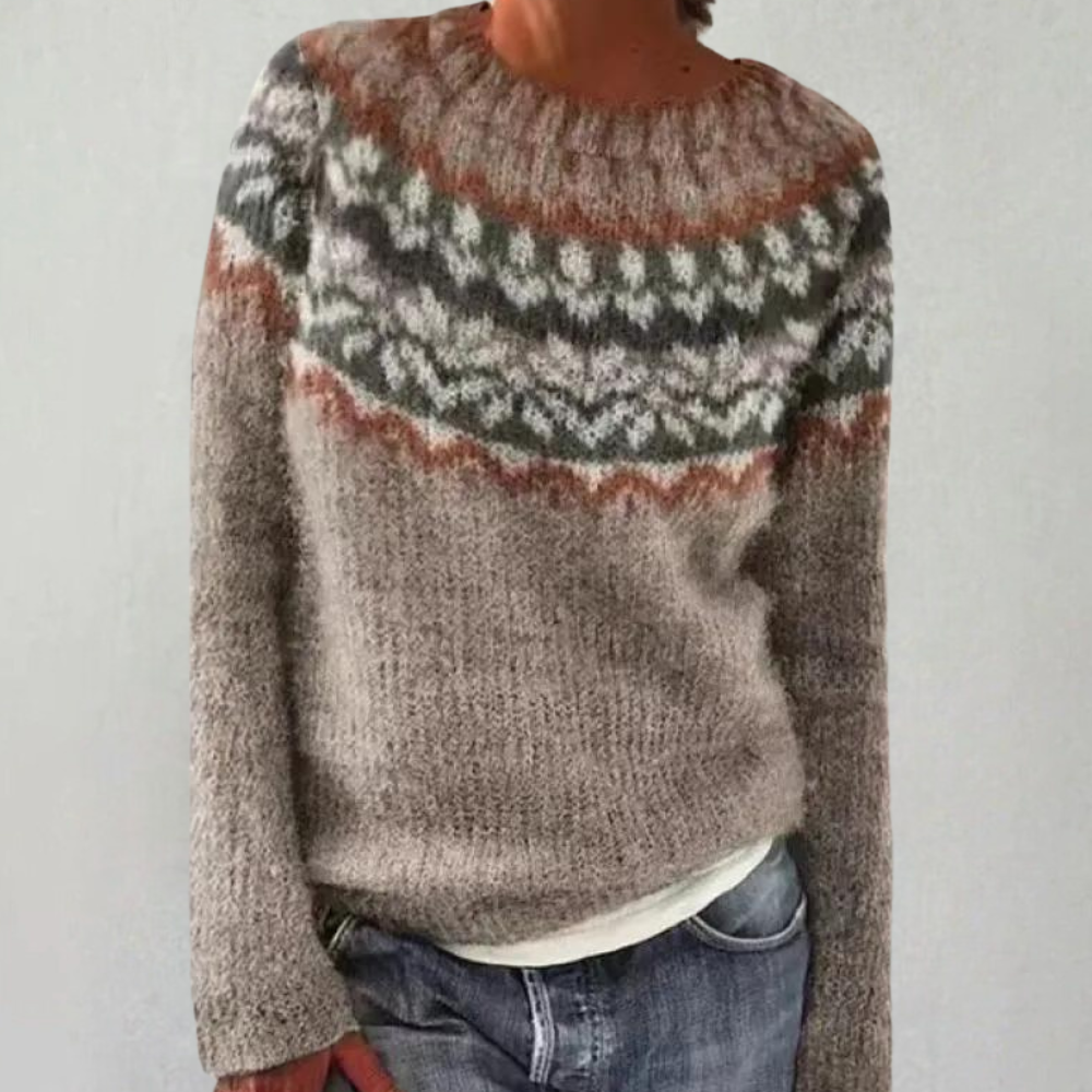 Dames Retro Trui Gezellig 3