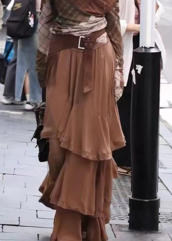 Dames Rok Asymmetrisch Gelaagd Zomerstijl 4
