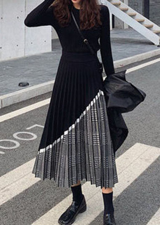 Dames Rok Patchwork Geruit 2