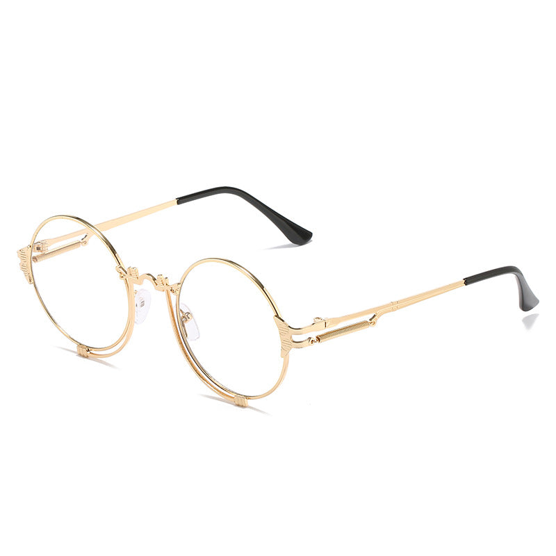 Dames Ronde Zonnebril Metalen Vintage Stijl 5