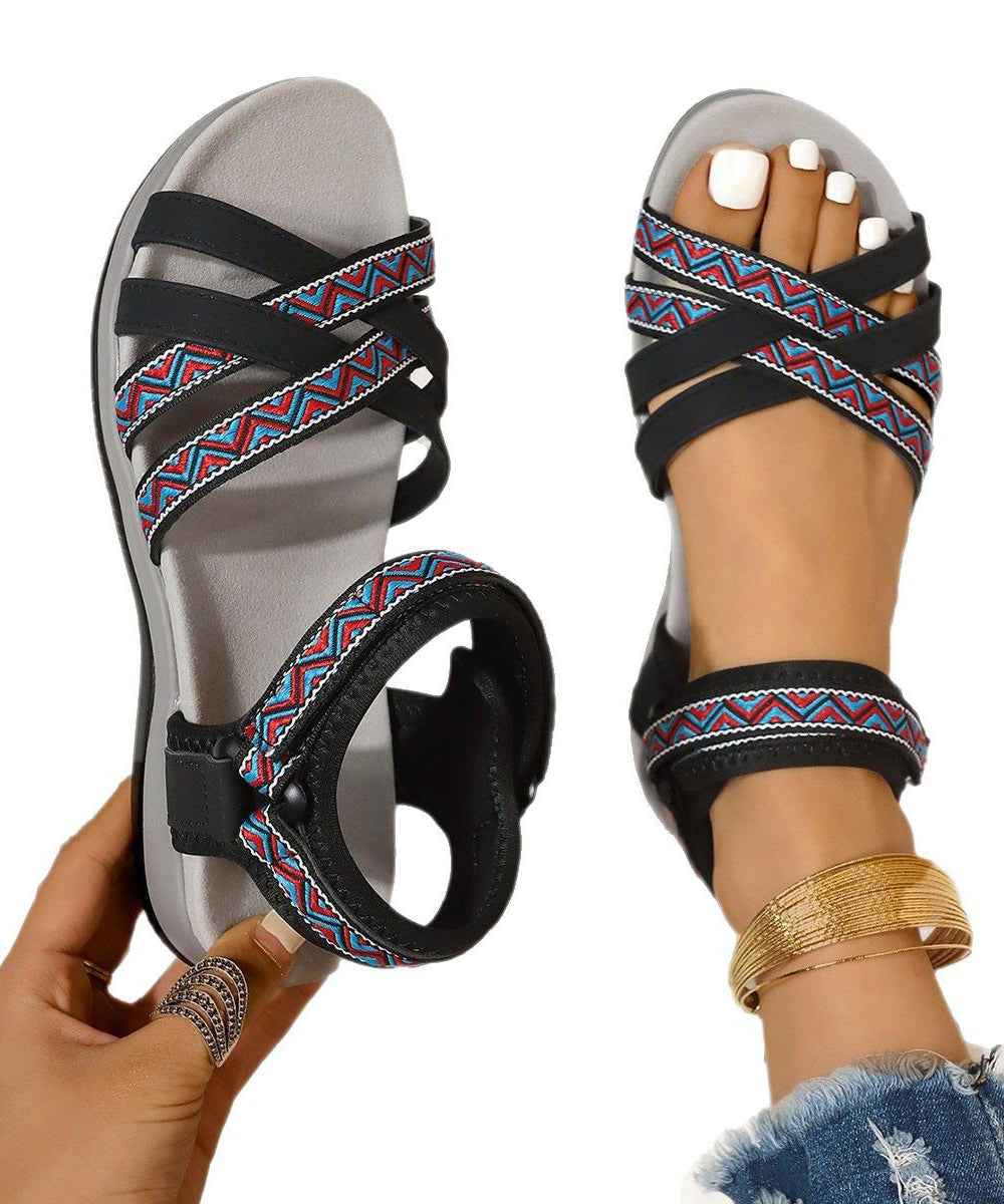 Dames Sandalen Boho Stijl Peep Toe 4
