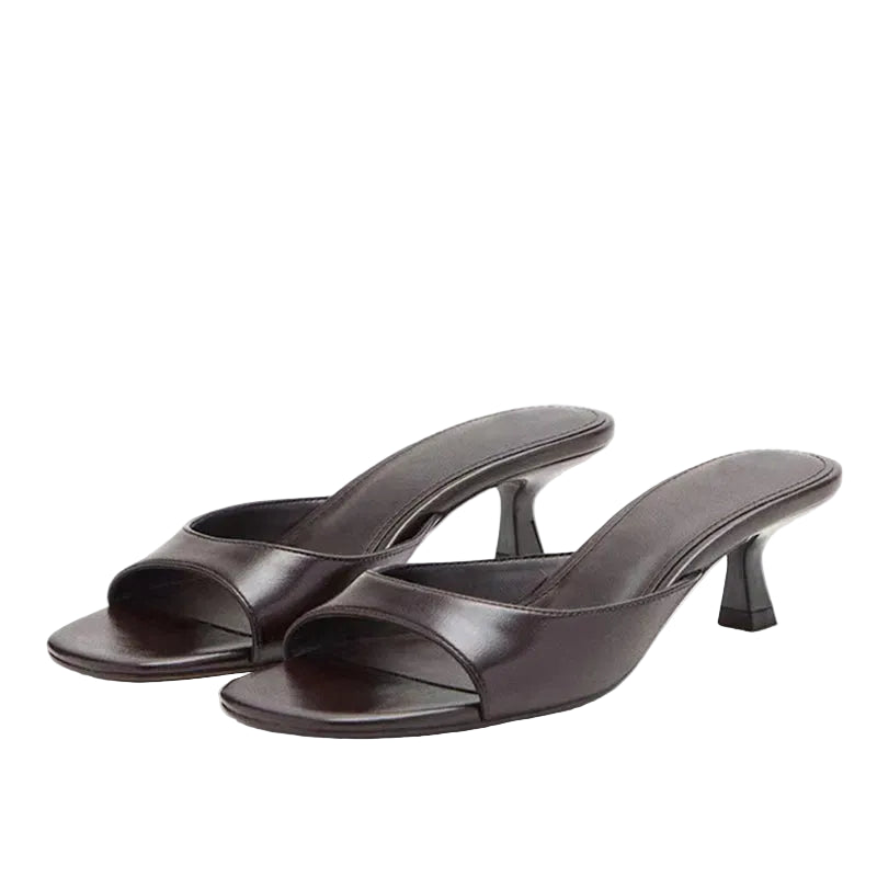 Dames Sandalen Gladiator Stijl met Lage Hakken 0