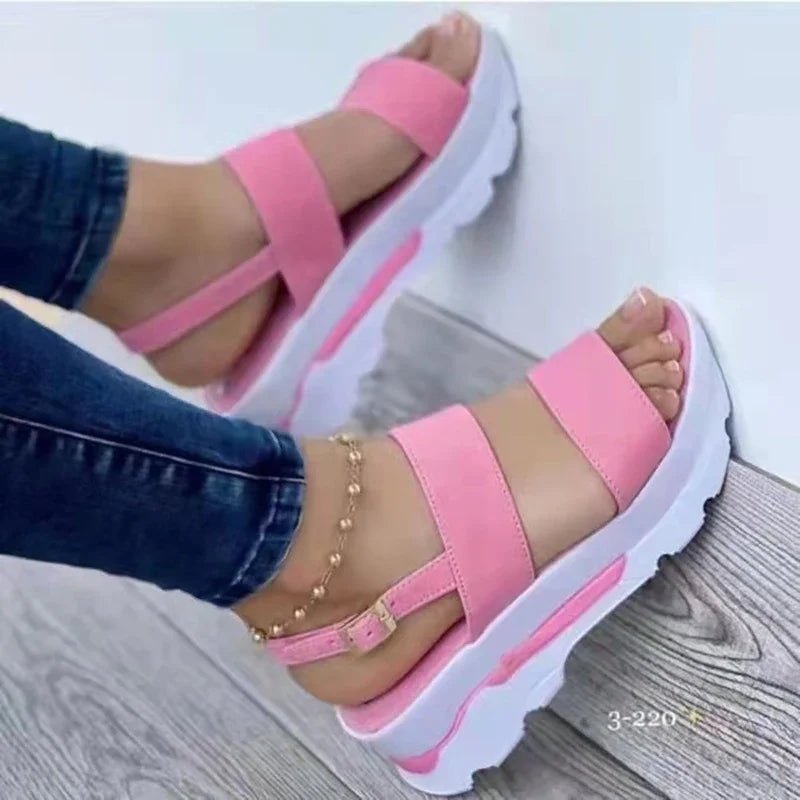 Dames Sandalen Lage Platform Casual Trendy Zomer Shoes 1