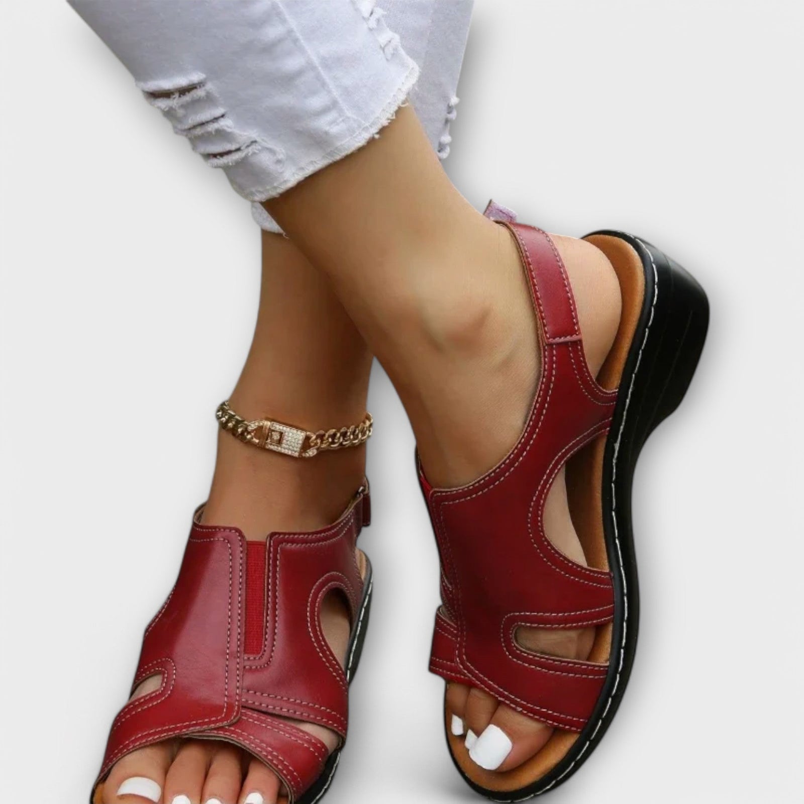 Dames Sandalen Met Comfortabele Hak 2