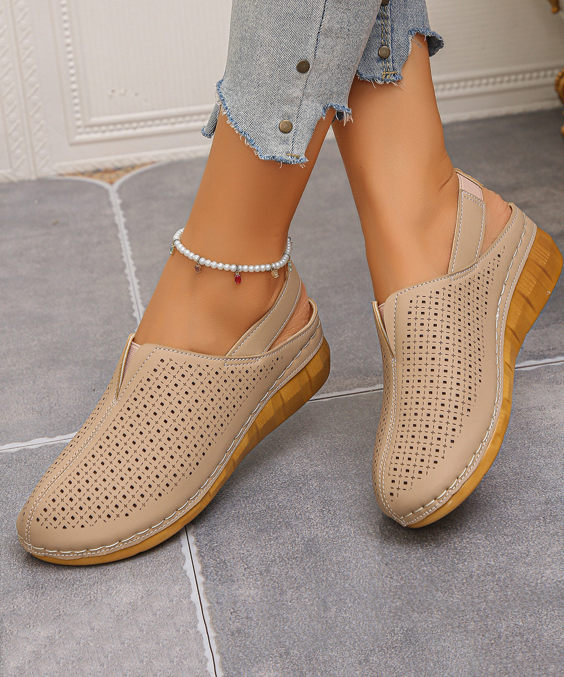 Dames Sandalen Met Splitstijl 4