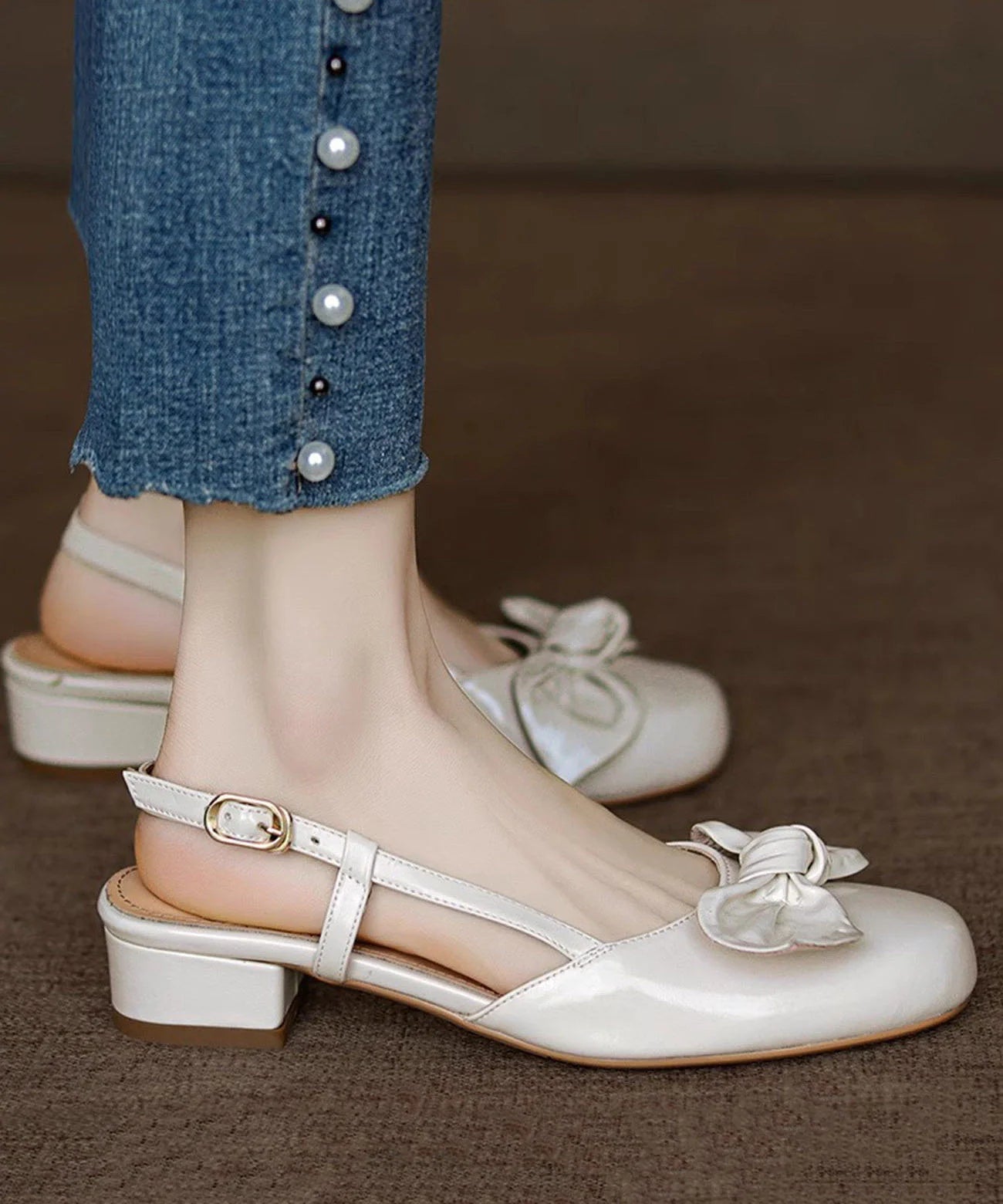Dames Sandalen Met Strik Detail 4