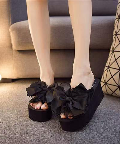 Dames Sandalen Met Strik en Platform 2