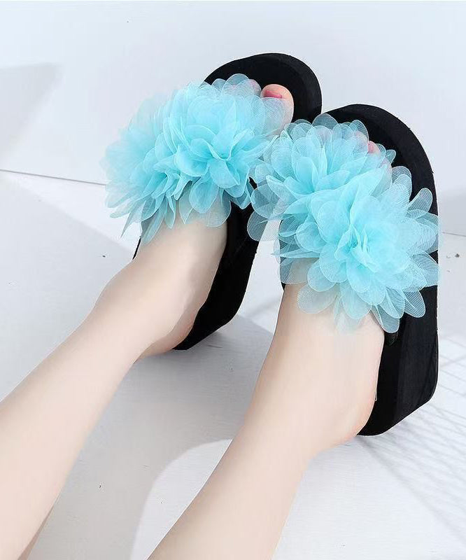 Dames Sandalen Platform Bloem Design 4