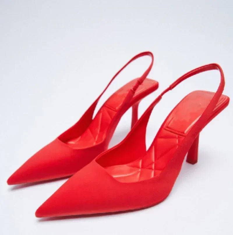 Dames Sandalen Slingback Puntige Neus Elegant 3