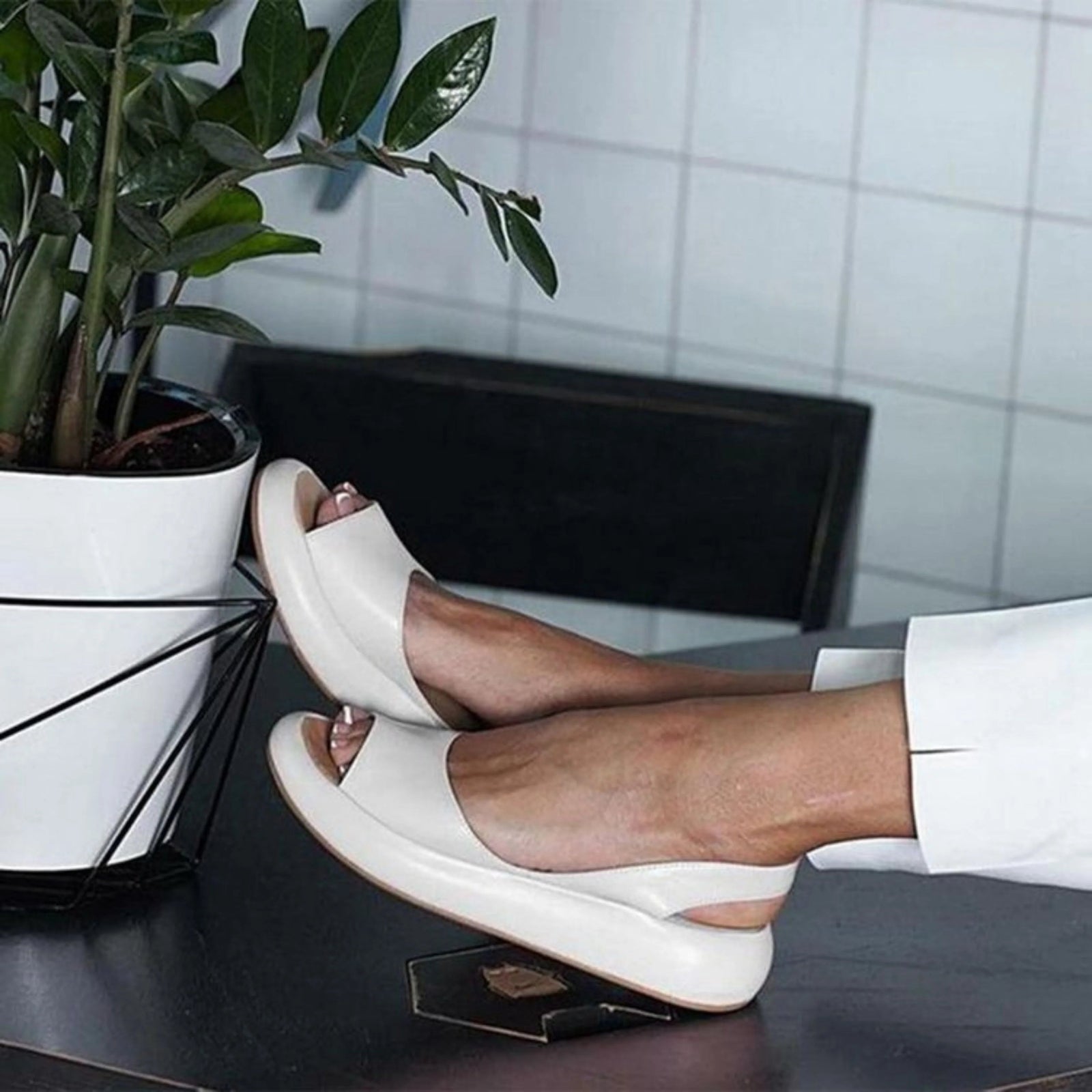 Dames Sandalen Zomercomfort Instappers Met Ademend Ontwerp 2